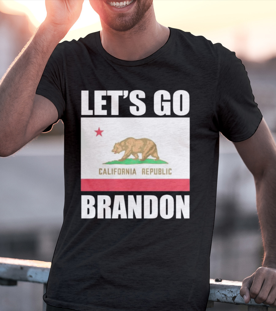 LET’S GO BRANDON CALIFORNIA REPUBLIC FLAG T-Shirt