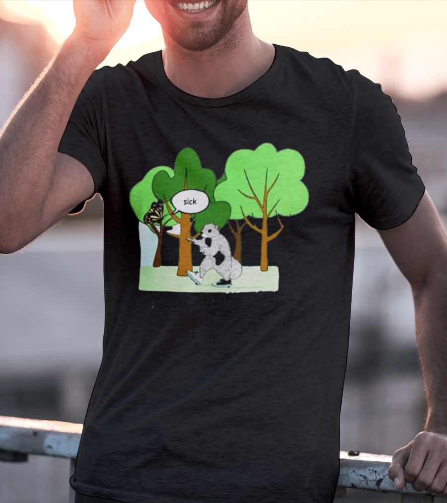 Nature Is Heelying Sick With Trees And Butterfly T-Shirt