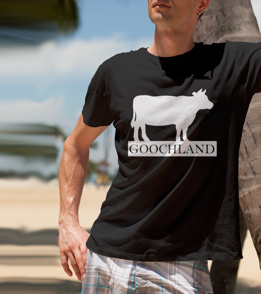 Goochland Cow Silhouette White T-Shirt