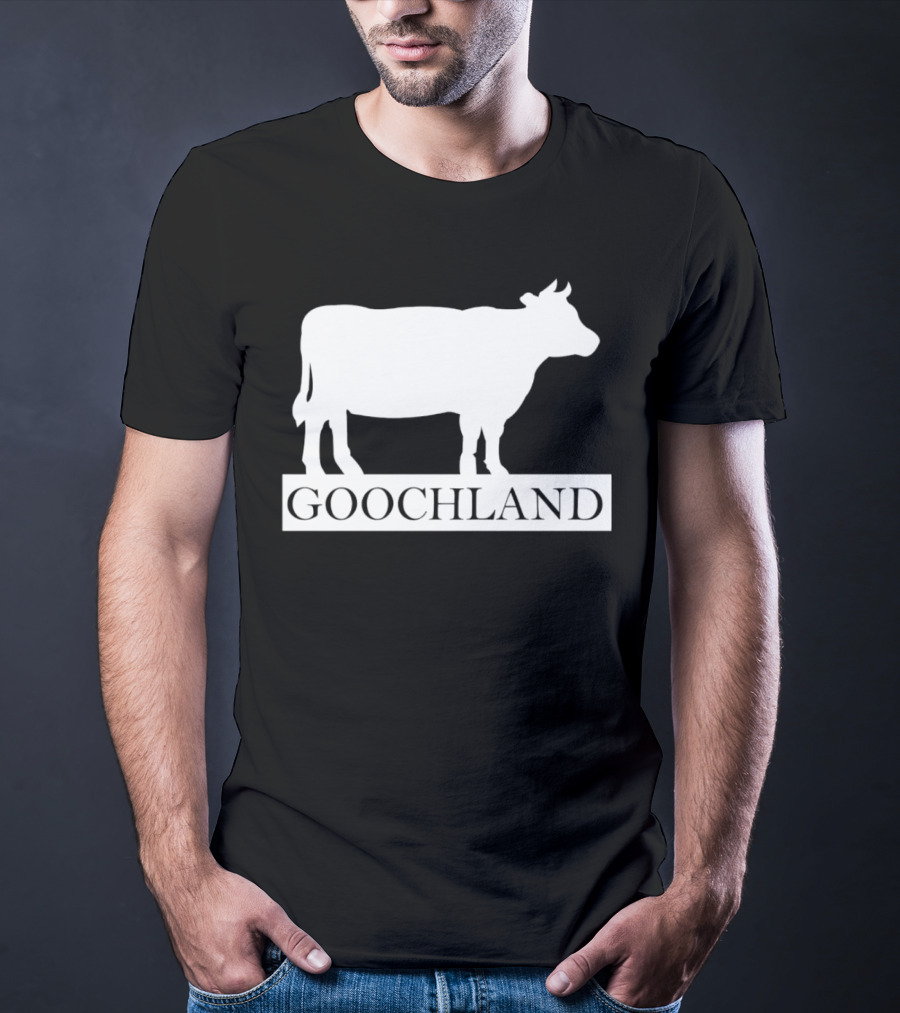 Goochland Cow Silhouette White T-Shirt