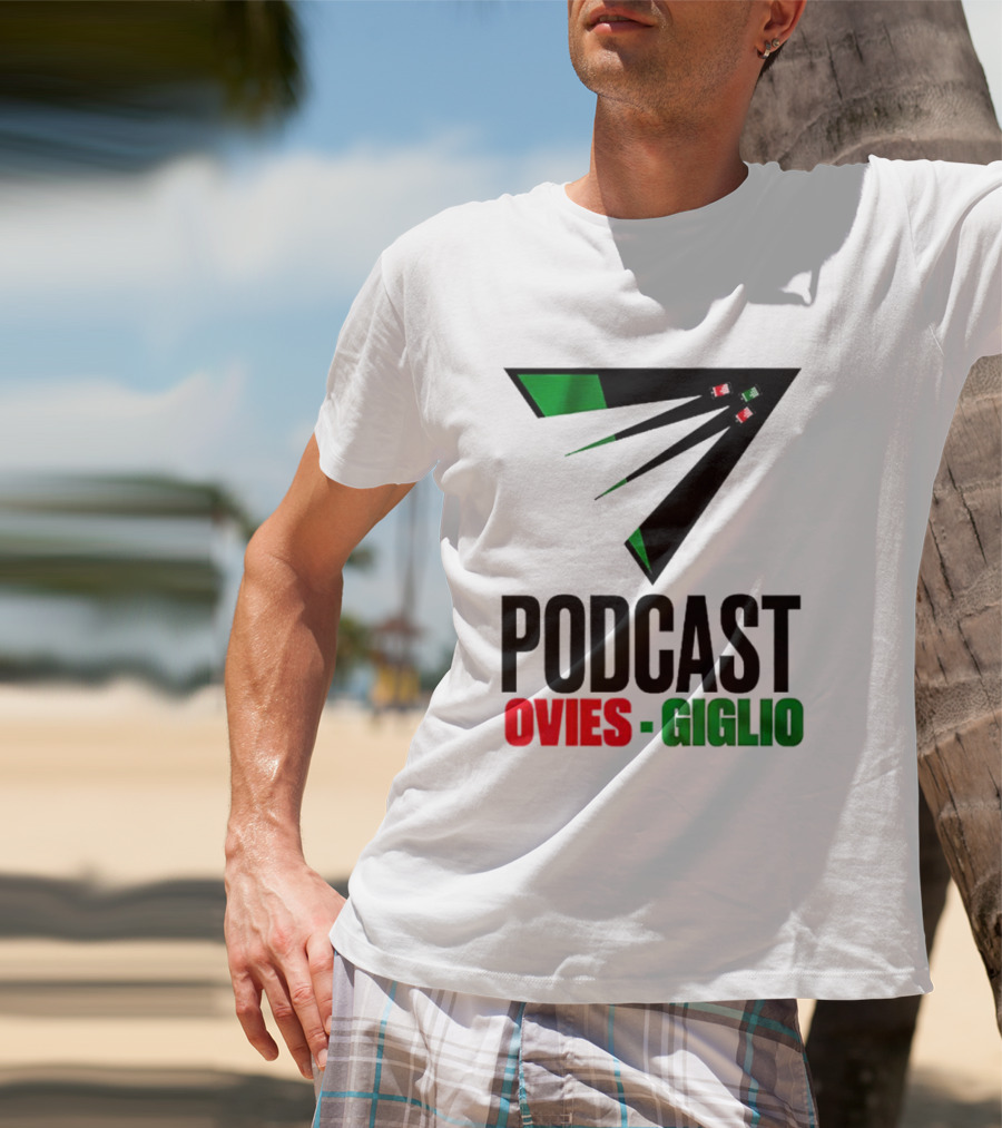 Podcasts Ovies Giglio Football Discussion With Triangular Color Stream T-Shirt