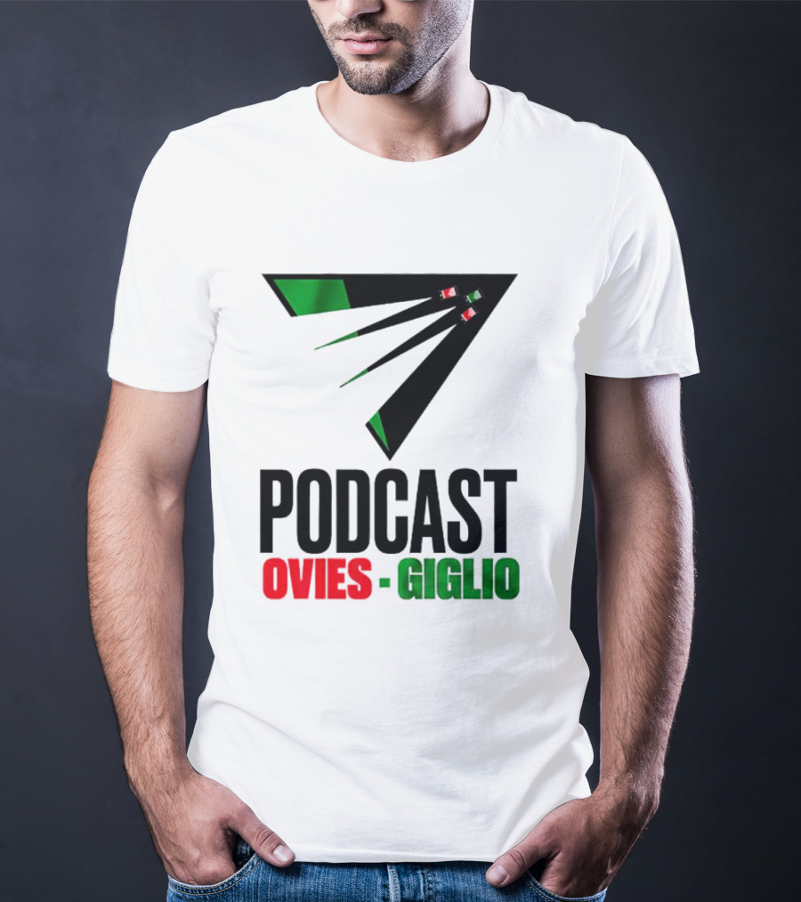 Podcasts Ovies Giglio Football Discussion With Triangular Color Stream T-Shirt