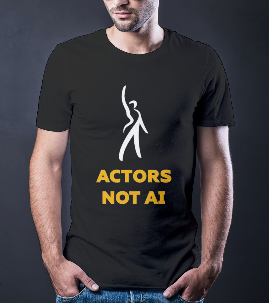 Actors Not AI Striking Pose T-Shirt