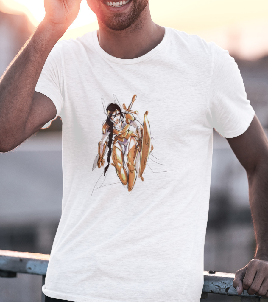 Valkyrie Cartoon Warrior Armor T-Shirt