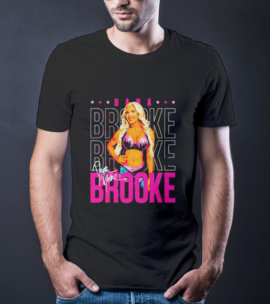 Dana Brooke Signature Name Repeat T-Shirt