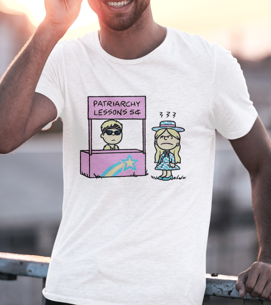 Patriarchy Lessons 5¢ Barbie Peanuts T-Shirt