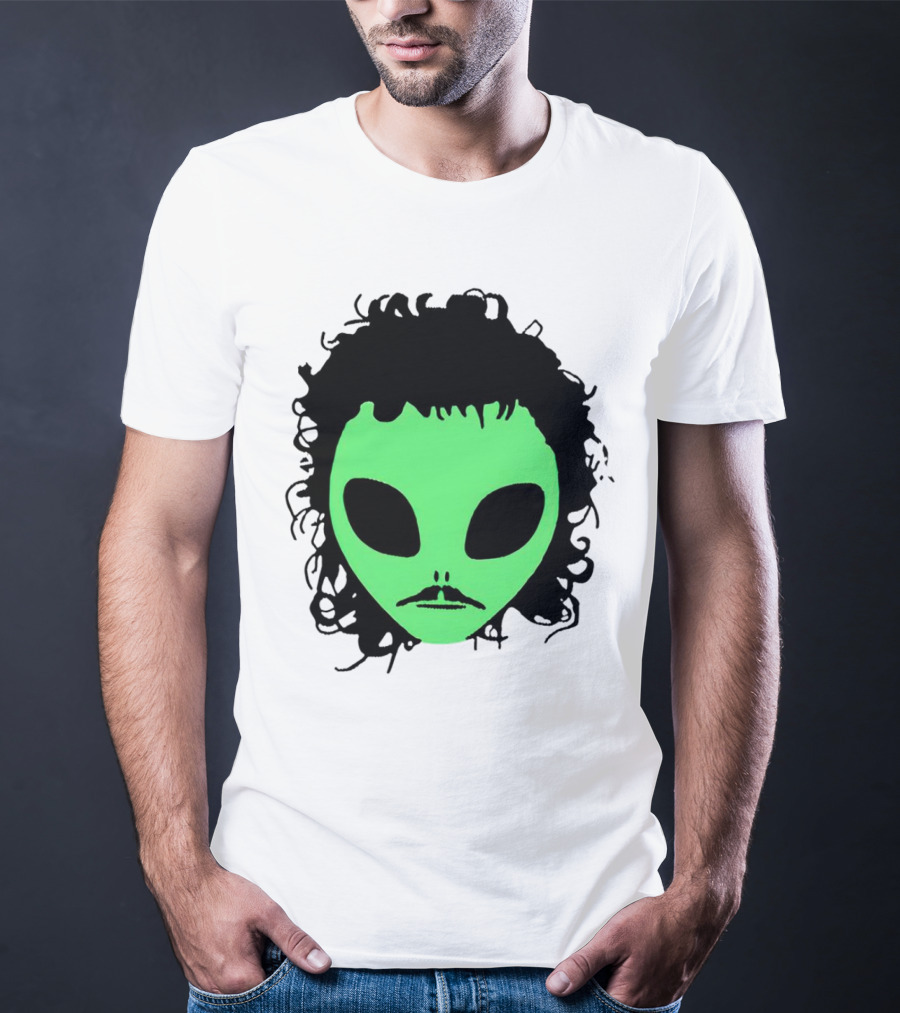 Kurtis Conner Eh Alien Green Face Black Hair T-Shirt