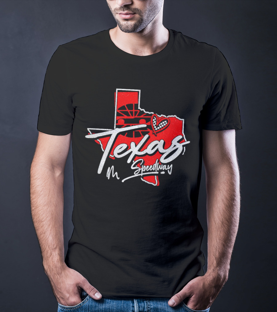 Texas Speedway Love Racing Heart T-Shirt