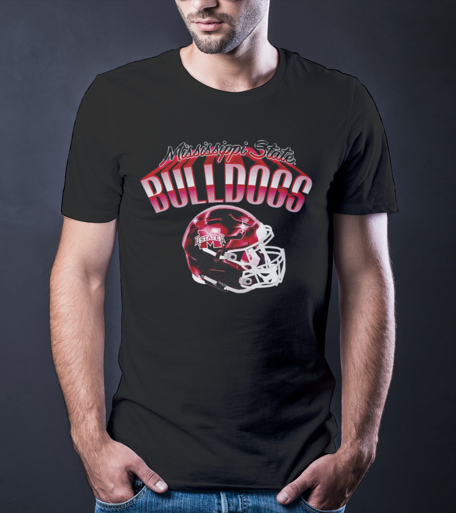 Mississippi State Bulldogs Helmet T-Shirt