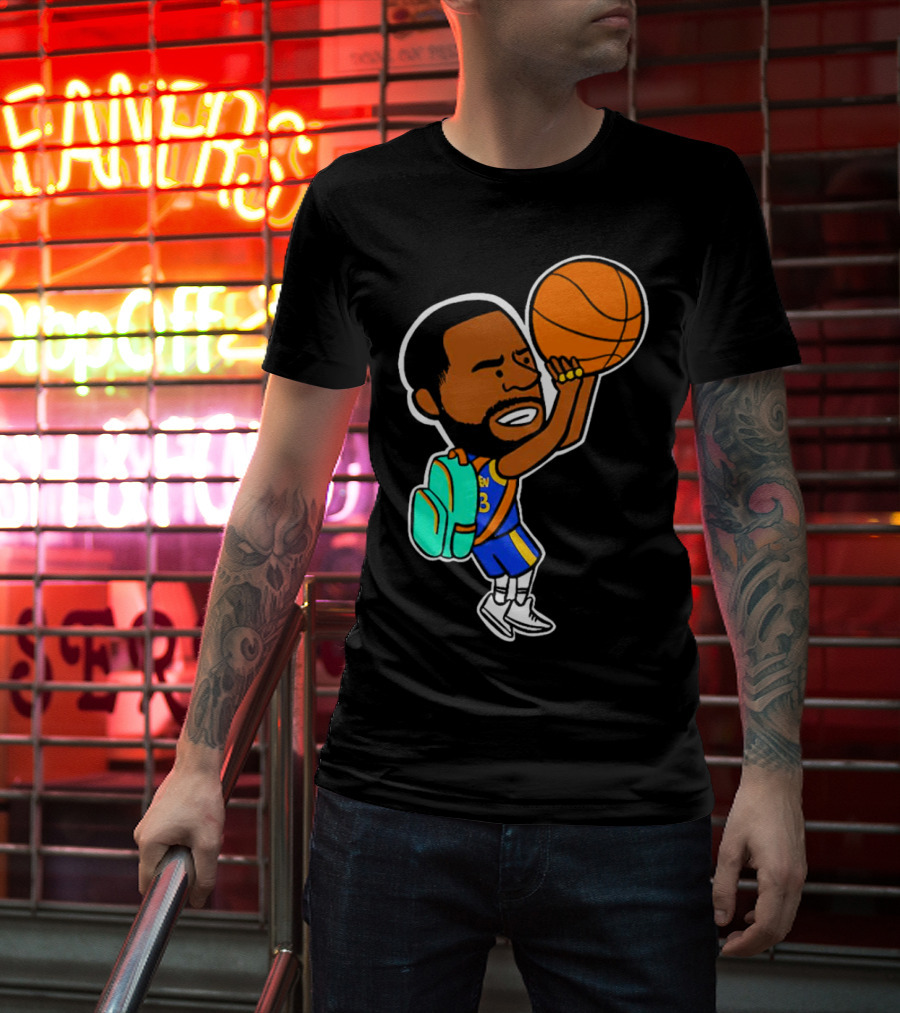 Dray Backpack Basketball Player Cartoon T-Shirt