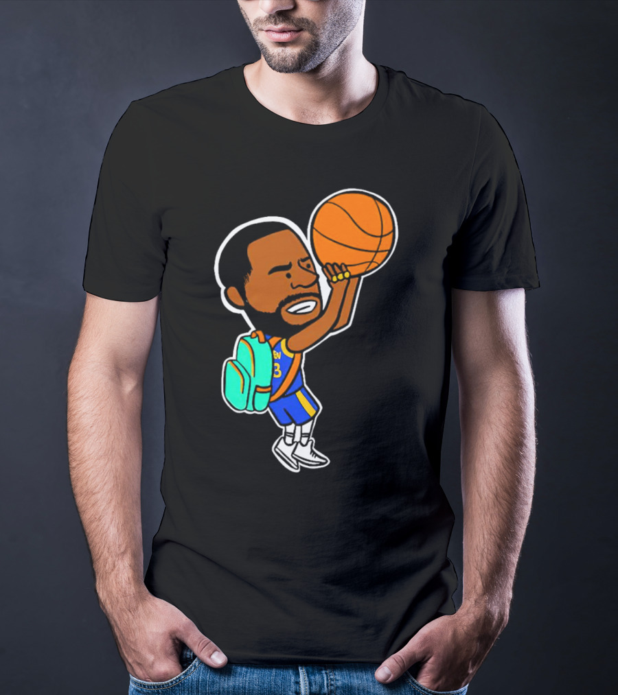 Dray Backpack Basketball Player Cartoon T-Shirt