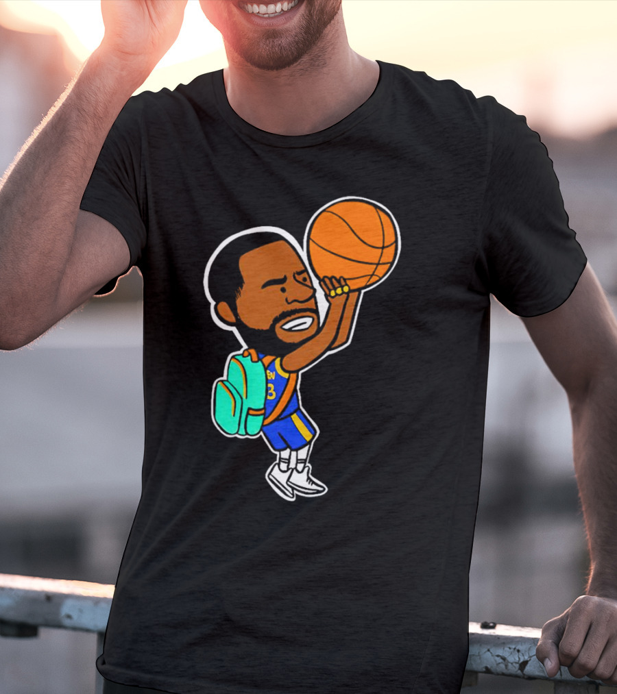 Dray Backpack Basketball Player Cartoon T-Shirt