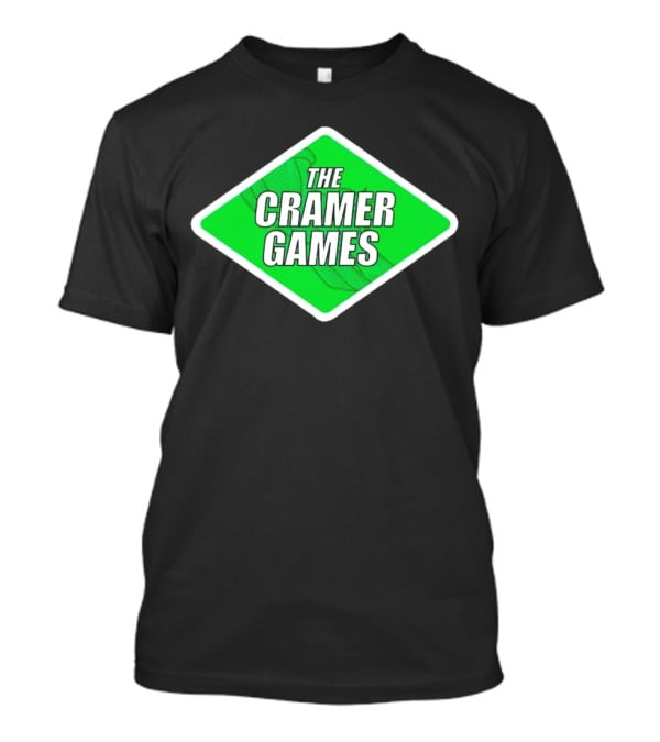 The Cramer Games Green Diamond Logo With Roller Coaster Element T-Shirt
