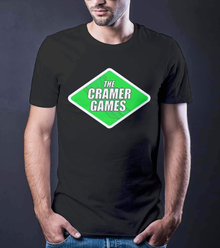 The Cramer Games Green Diamond Logo With Roller Coaster Element T-Shirt