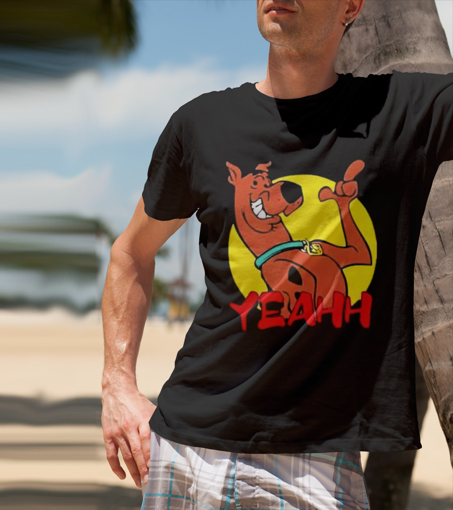 Scooby Cartoon Yeahh Classic Pose T-Shirt