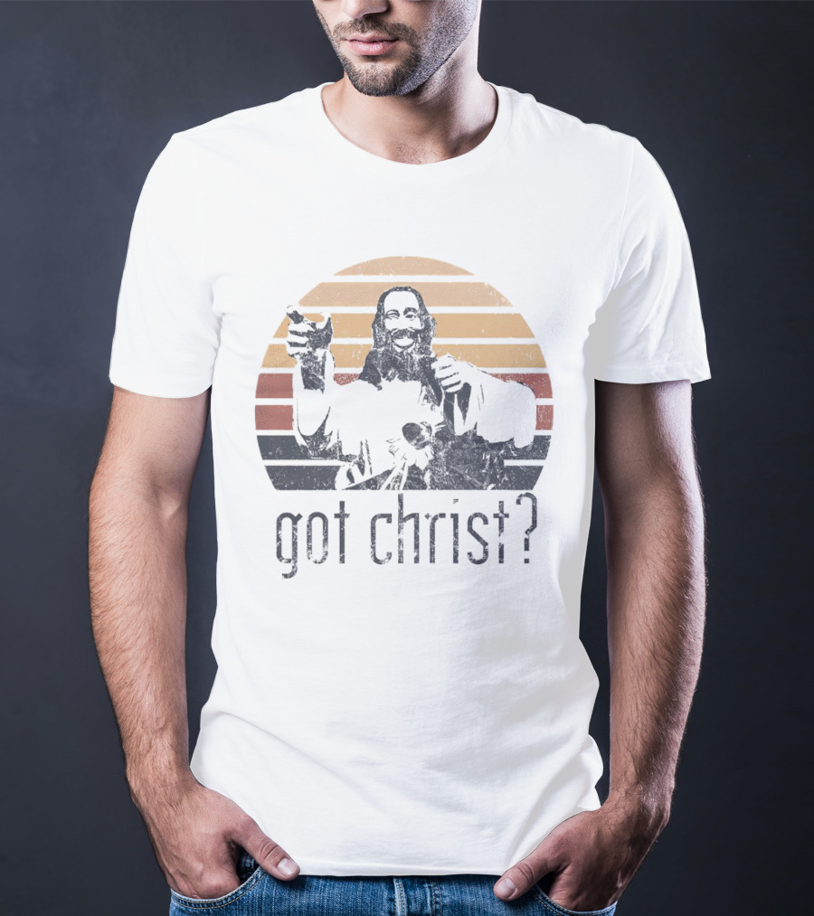 Got Christ Vintage Retro Sunset T-Shirt