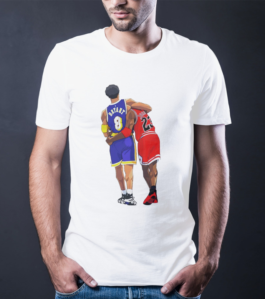 Kobe Bryant Michael Jordan Forever 8 23 Lakers Bulls T-Shirt