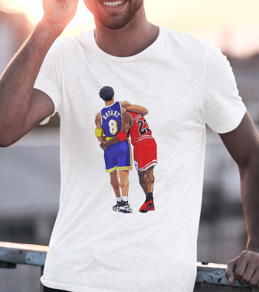 Kobe Bryant Michael Jordan Forever 8 23 Lakers Bulls T-Shirt