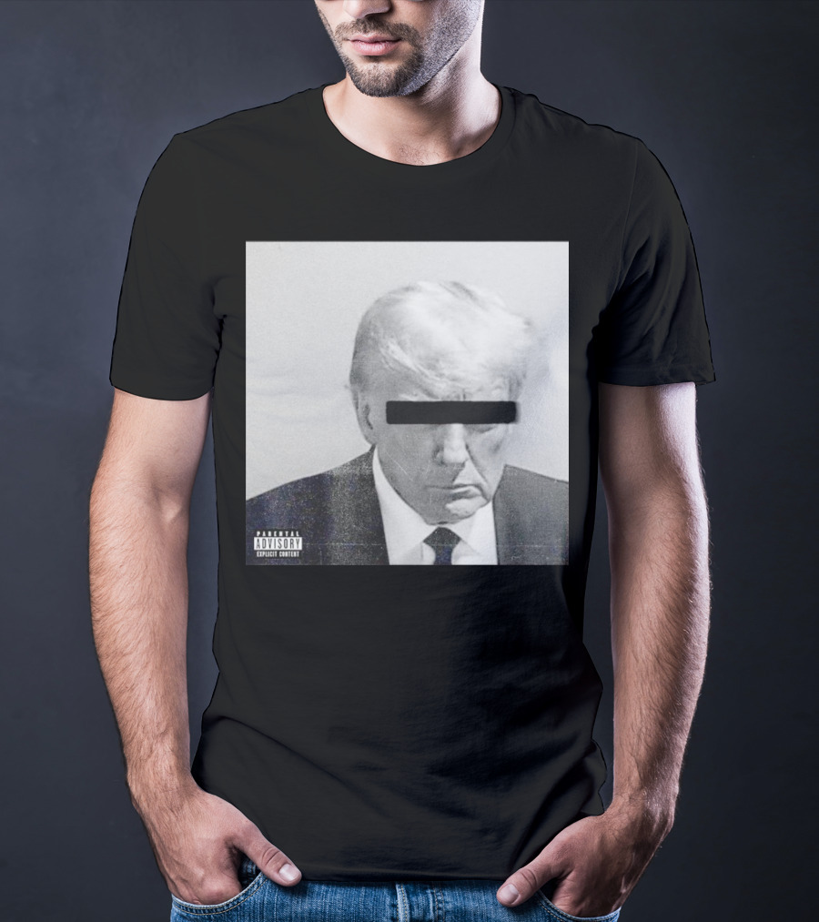 Parental Advisory Explicit Content Black Bar Over Eyes T-Shirt