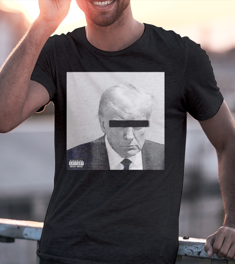 Parental Advisory Explicit Content Black Bar Over Eyes T-Shirt