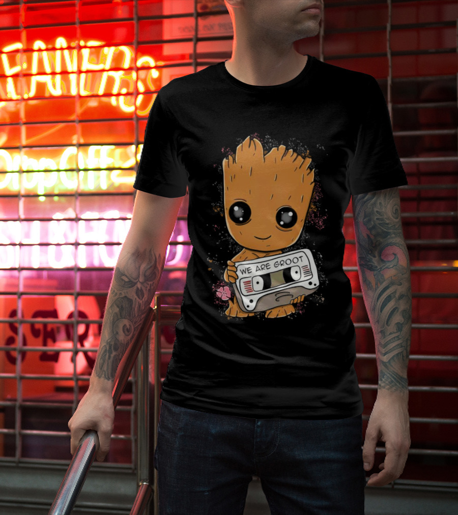 Cute We Are Groot Cassette Adorable T-Shirt
