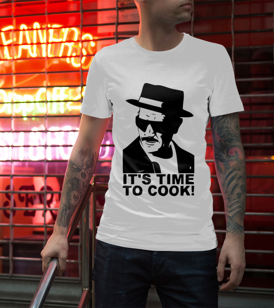It's Time To Cook Heisenberg Silhouette Breaking Bad T-Shirt