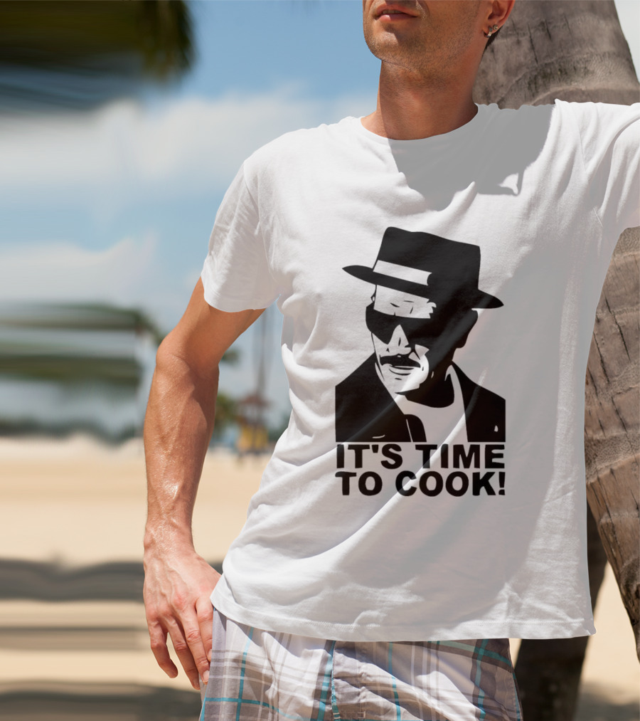 It's Time To Cook Heisenberg Silhouette Breaking Bad T-Shirt