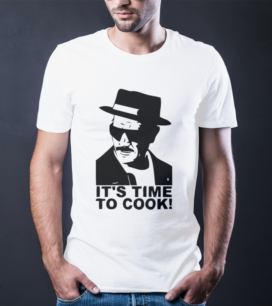 It's Time To Cook Heisenberg Silhouette Breaking Bad T-Shirt