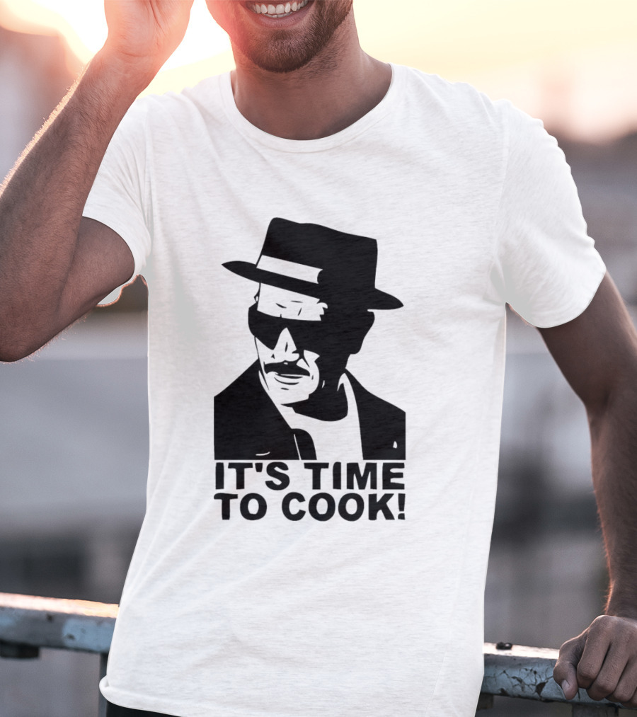 It's Time To Cook Heisenberg Silhouette Breaking Bad T-Shirt