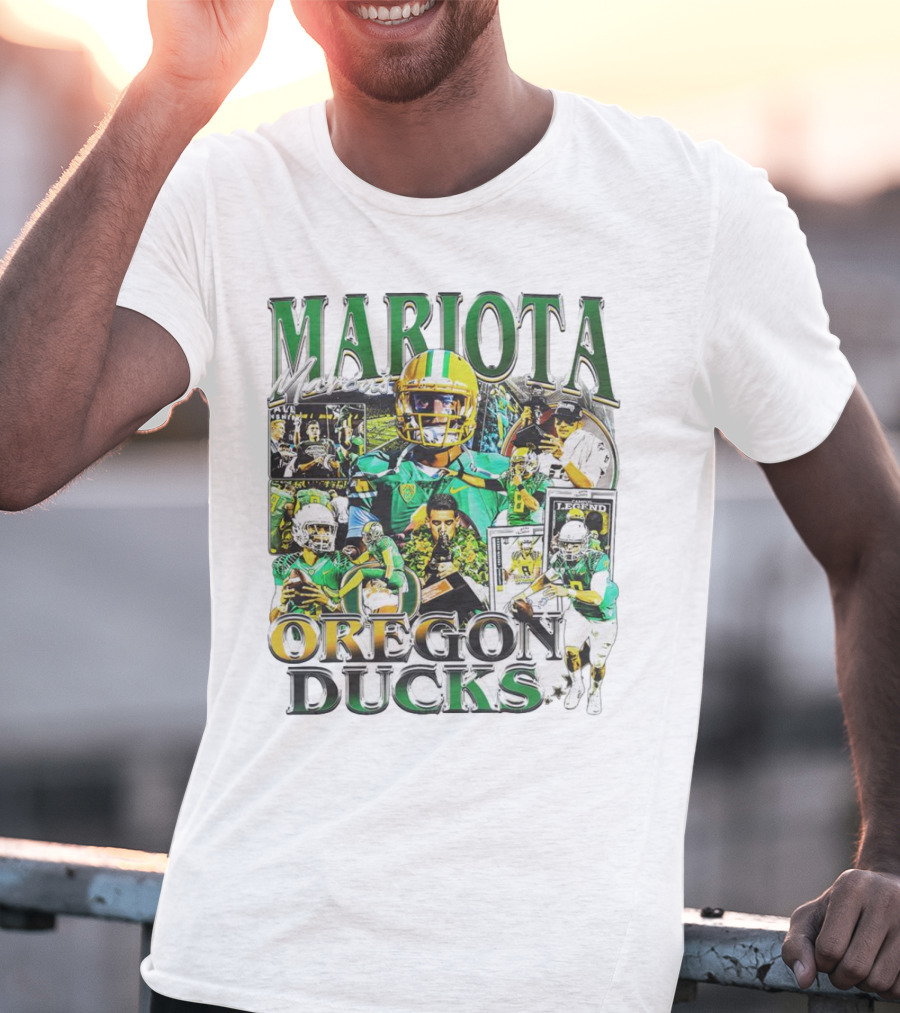 Mariota Oregon Ducks Football Legend T-Shirt