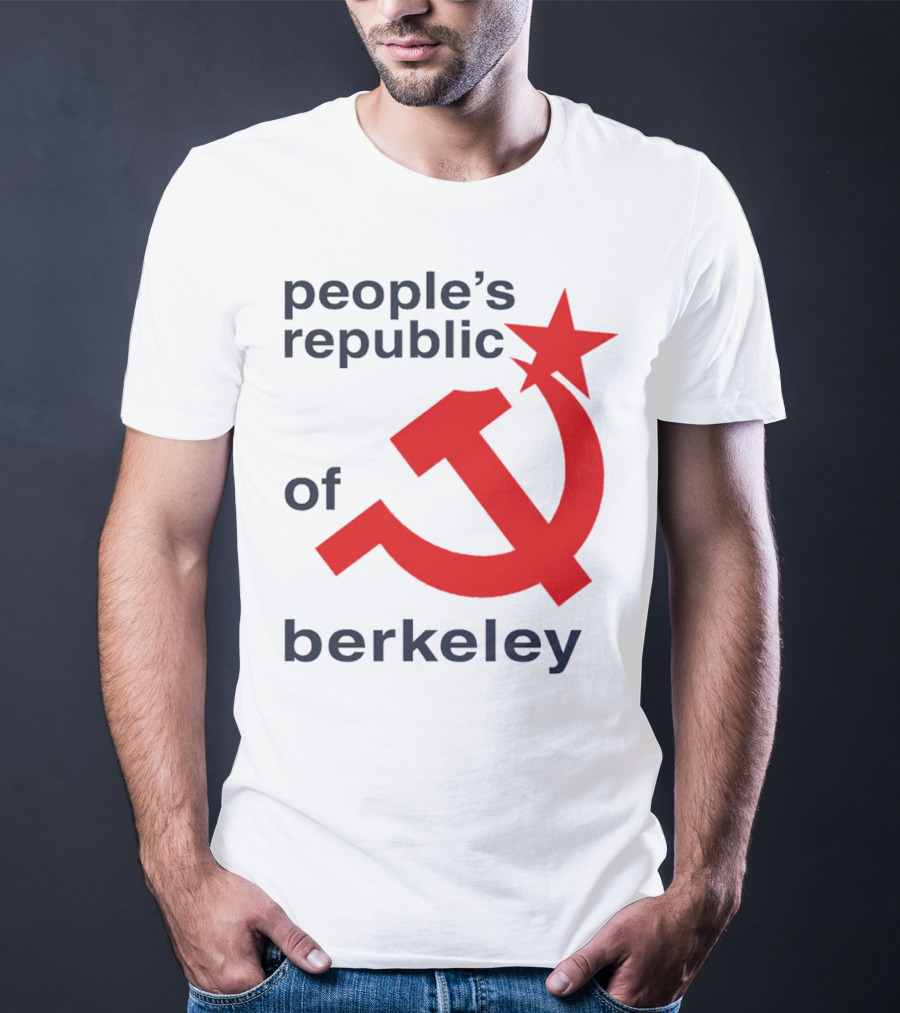 People's Republic Of Berkeley Communist Hammer And Sickle T-Shirt