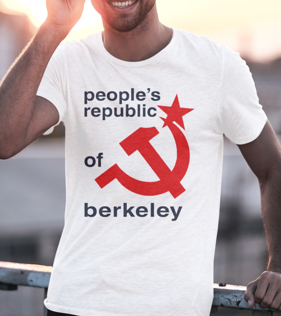 People's Republic Of Berkeley Communist Hammer And Sickle T-Shirt