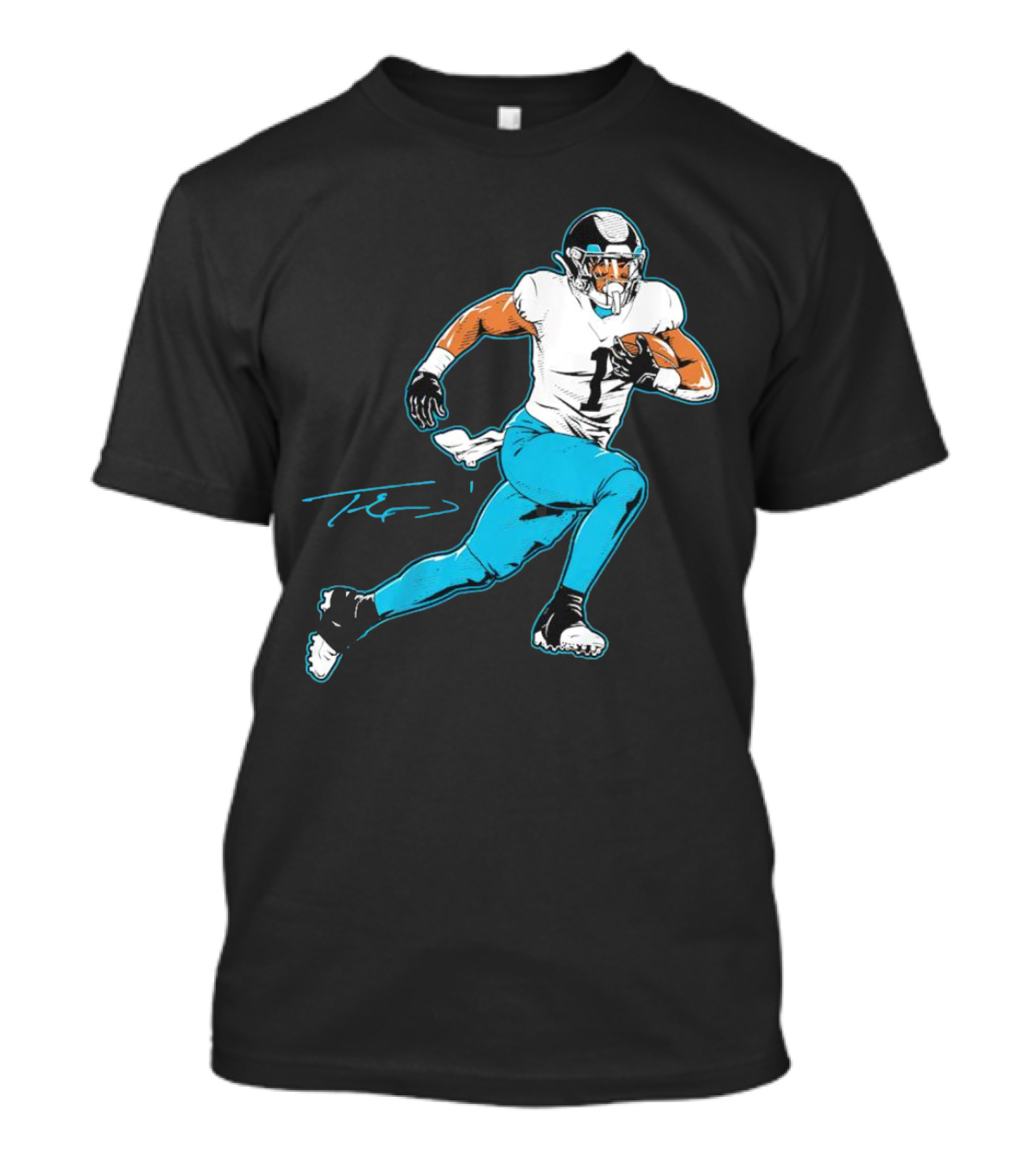Travis Etienne Jacksonville Jaguars Signature Pose T-Shirt