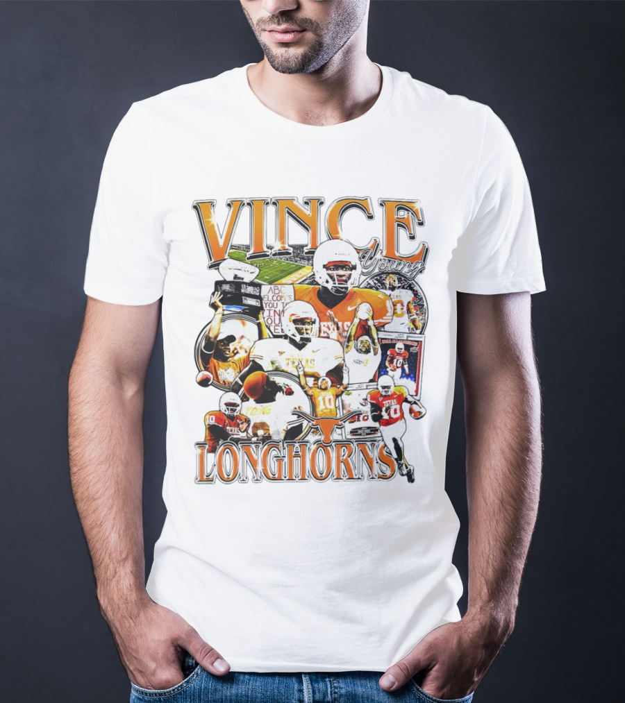 Vince Young Texas Longhorns Football Legends T-Shirt
