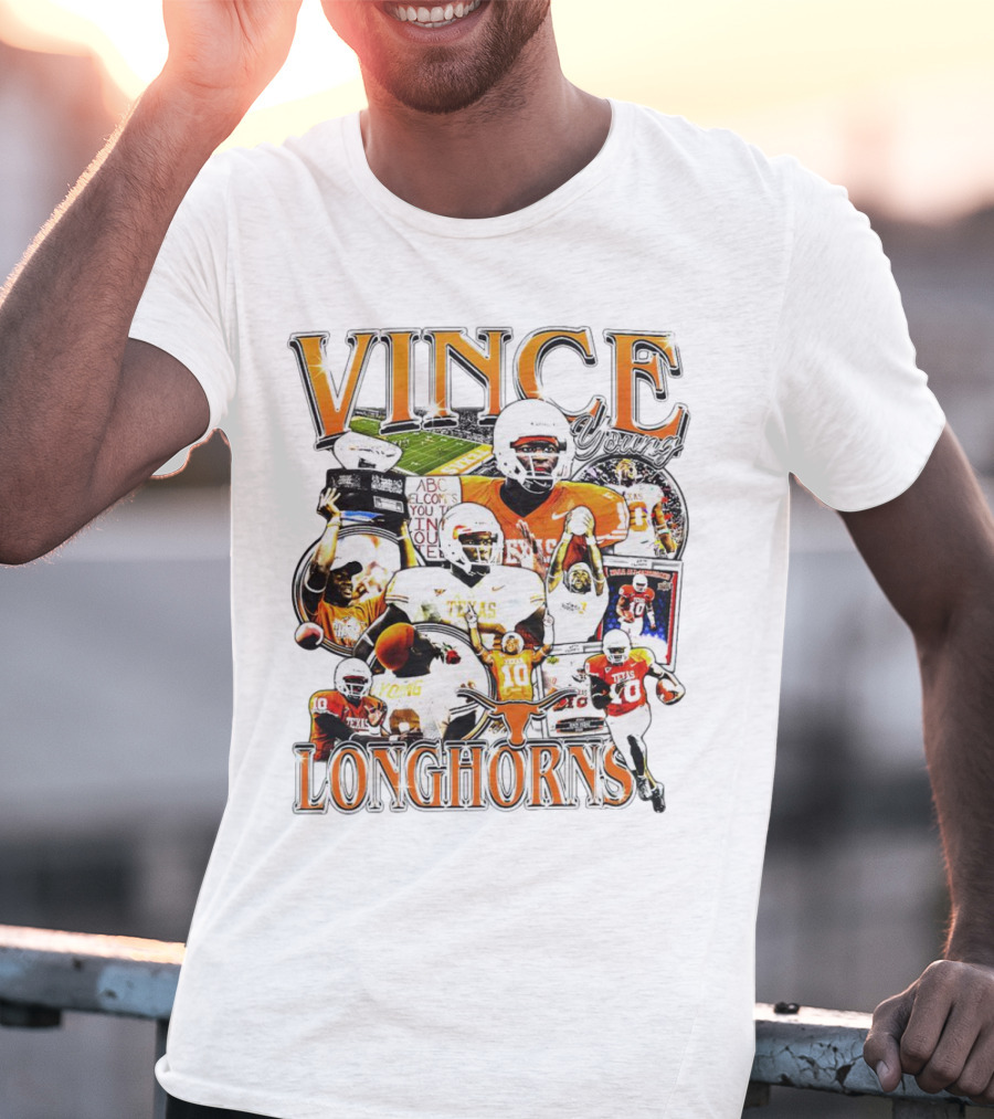 Vince Young Texas Longhorns Football Legends T-Shirt