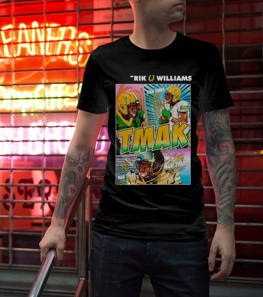 Tamerik Williams TMak Run Tmak North Dakota State Bison Football Comic T-Shirt