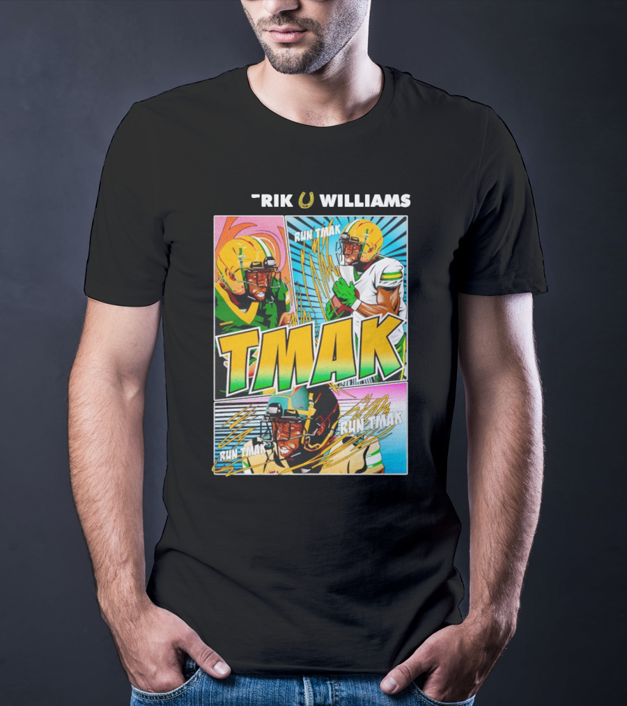 Tamerik Williams TMak Run Tmak North Dakota State Bison Football Comic T-Shirt