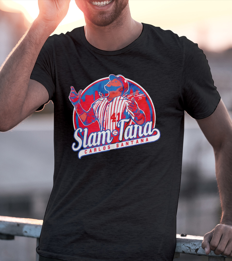 Carlos Santana Slam Tana 41 Retro Vintage T-Shirt