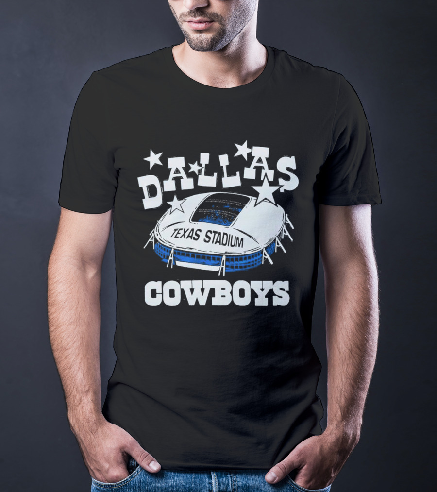 Dallas Cowboys Texas Stadium Vintage Stars Iconic Arena T-Shirt