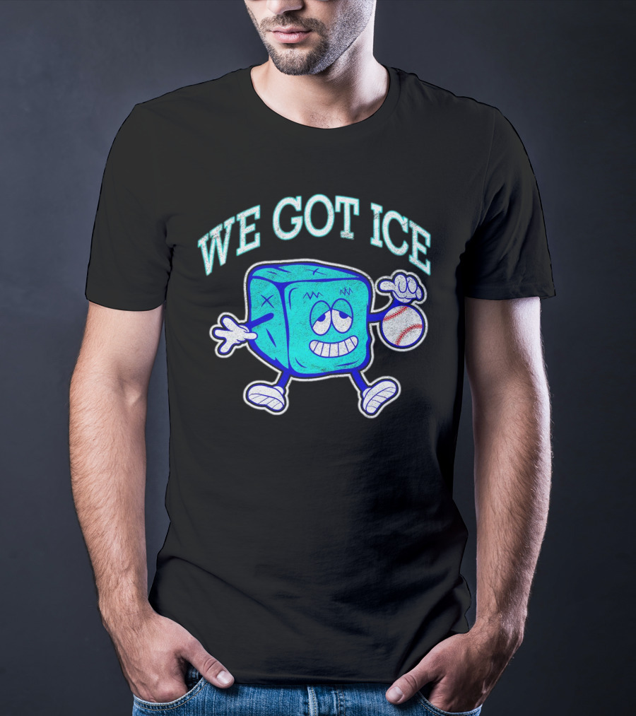 We Got Ice 90s Baseball Mascot T-Shirt