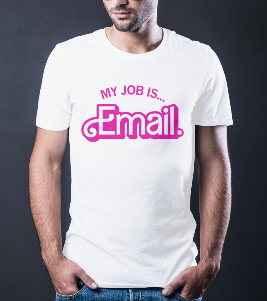 Barbie My Job Is Email Iconic T-Shirt