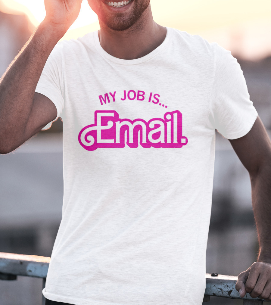 Barbie My Job Is Email Iconic T-Shirt