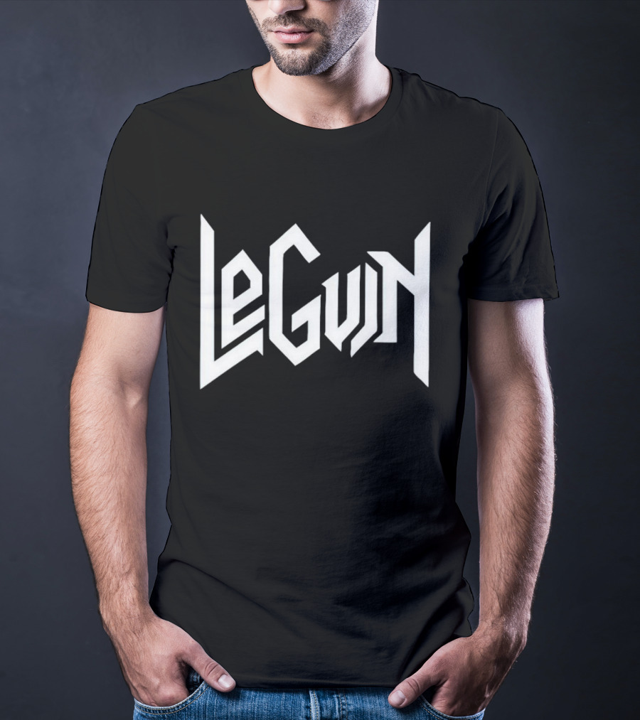 LeGuin Logo On Matt Bell T-Shirt