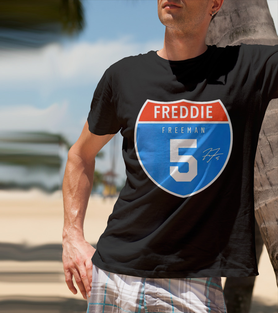 Freddie Freeman Interstate 5 Signature T-Shirt
