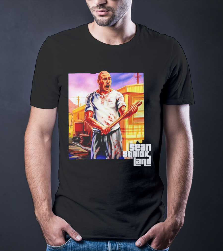 Sean Strickland Full Violence Five Star Bloodied T-Shirt