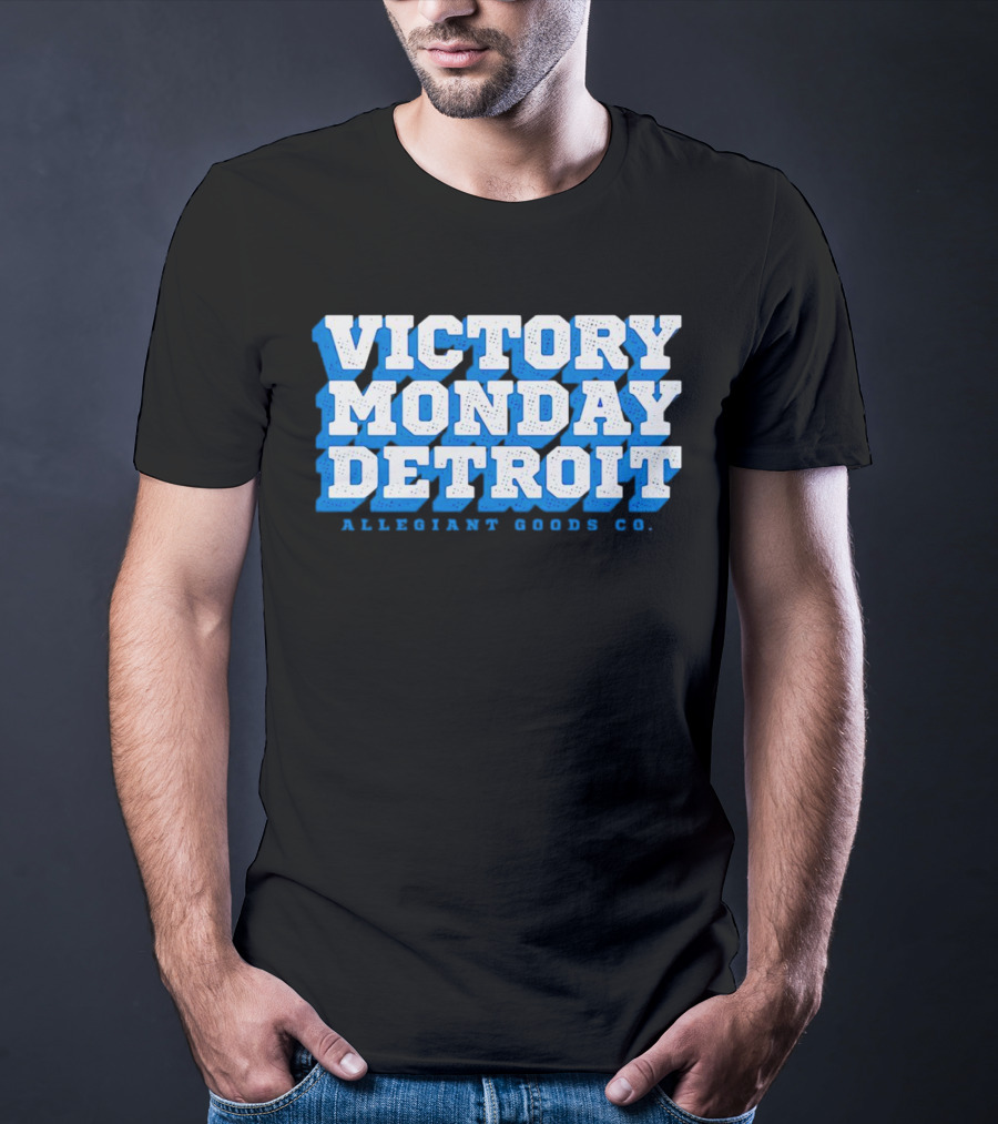 Victory Monday Detroit Allegiant Goods Co T-Shirt