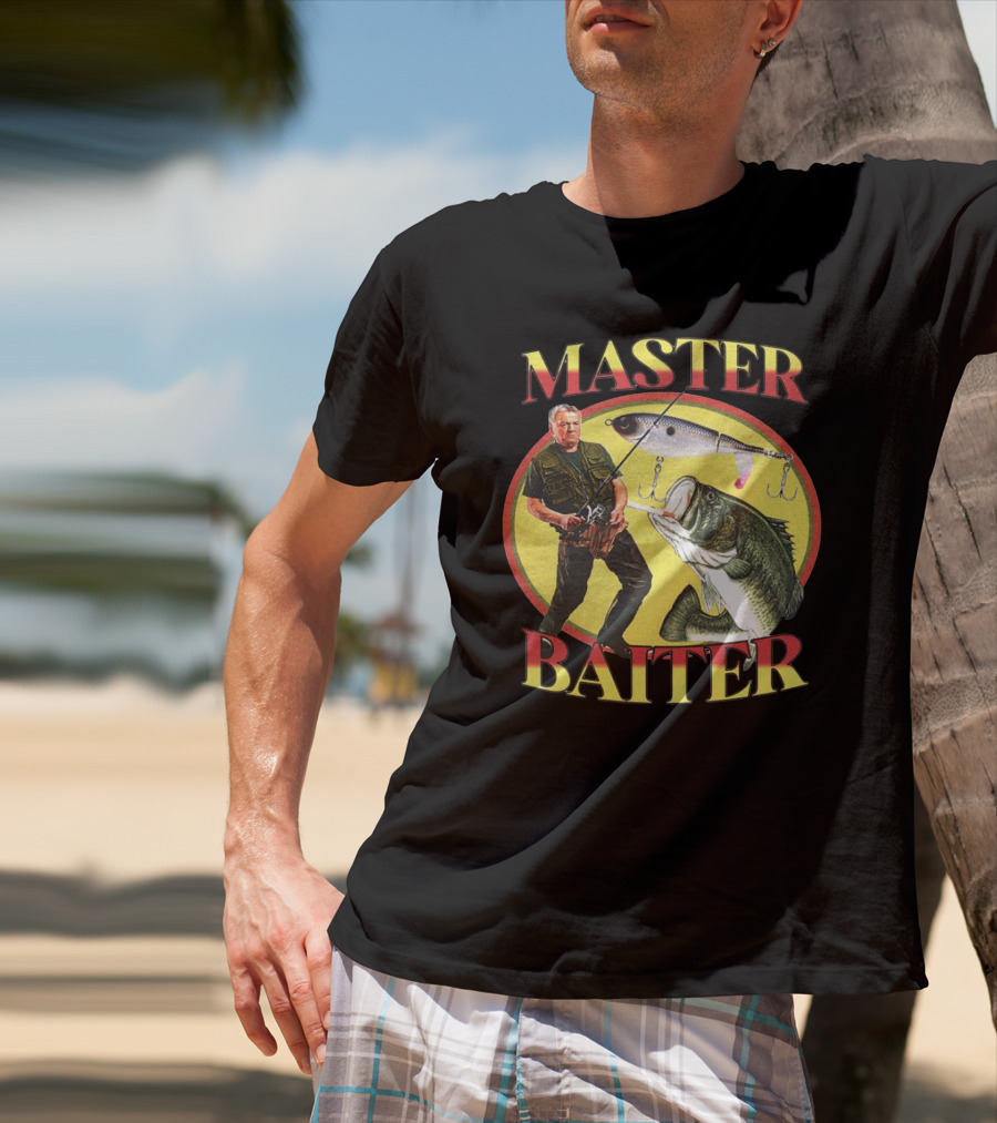 Master Baiter Fishing Humor Big Catch Lure T-Shirt