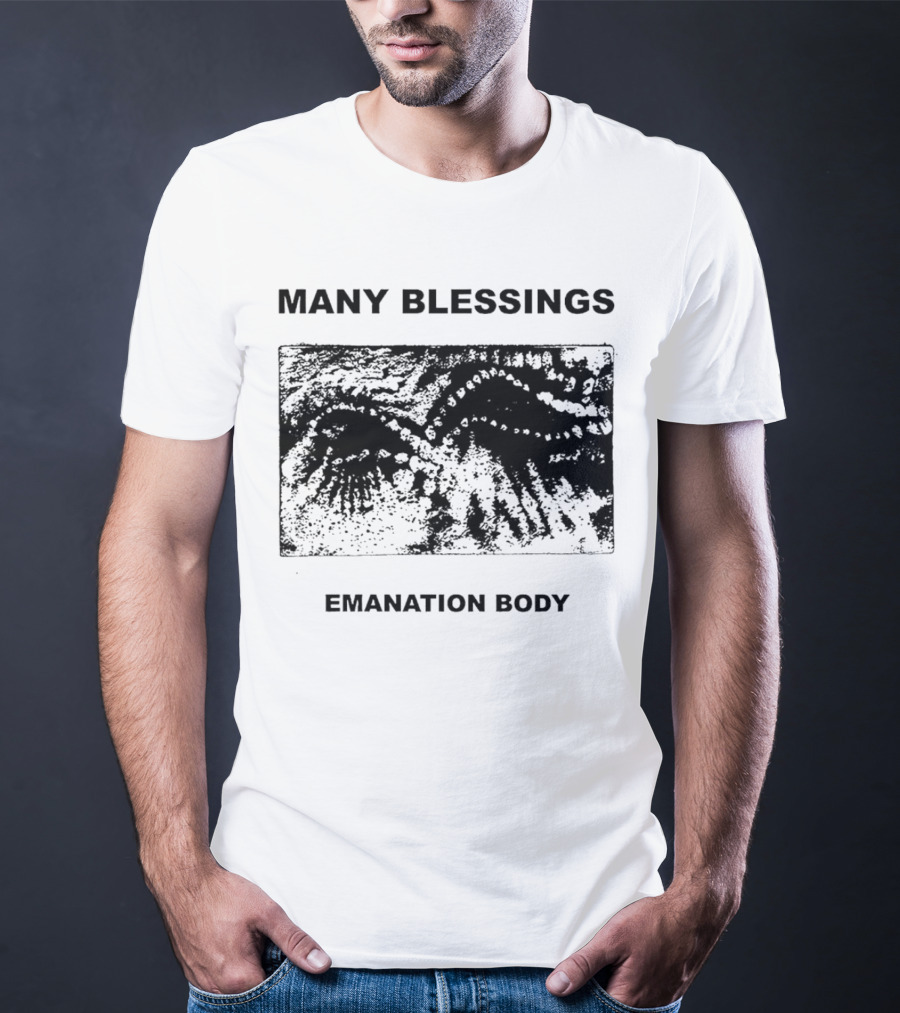 Many Blessings Emanation Body Textural Abstract T-Shirt