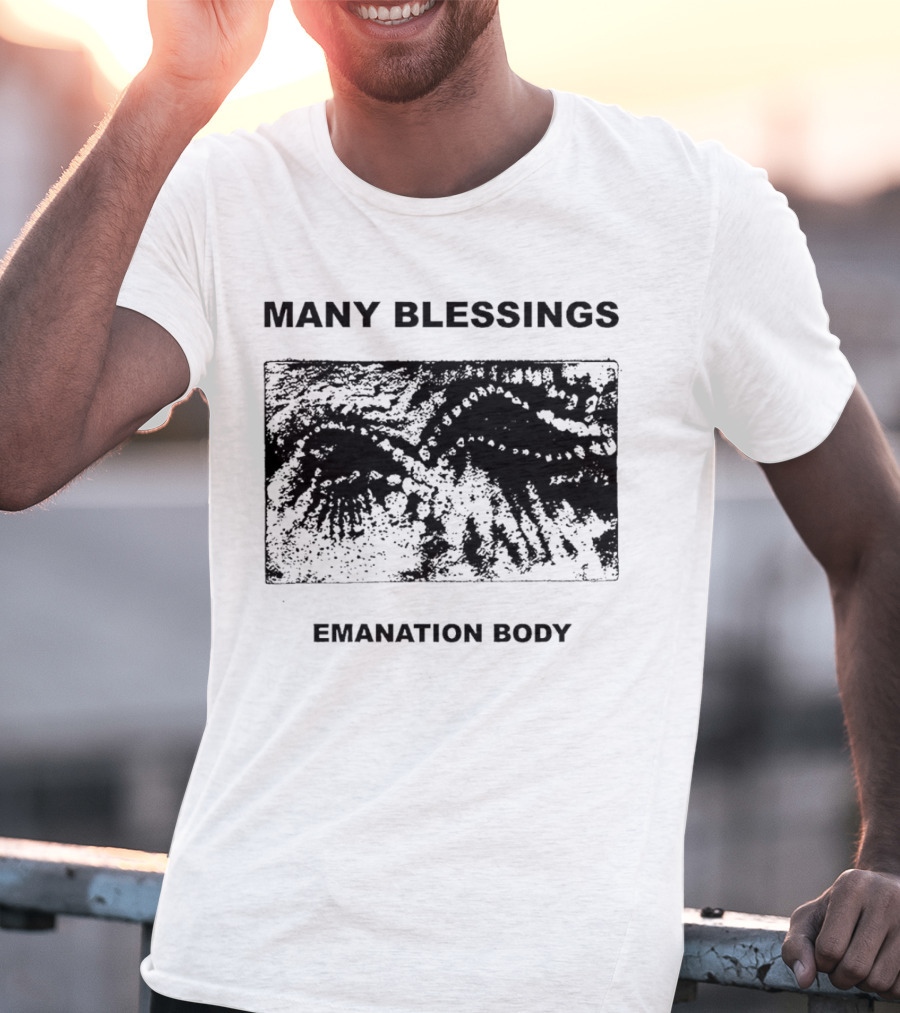 Many Blessings Emanation Body Textural Abstract T-Shirt