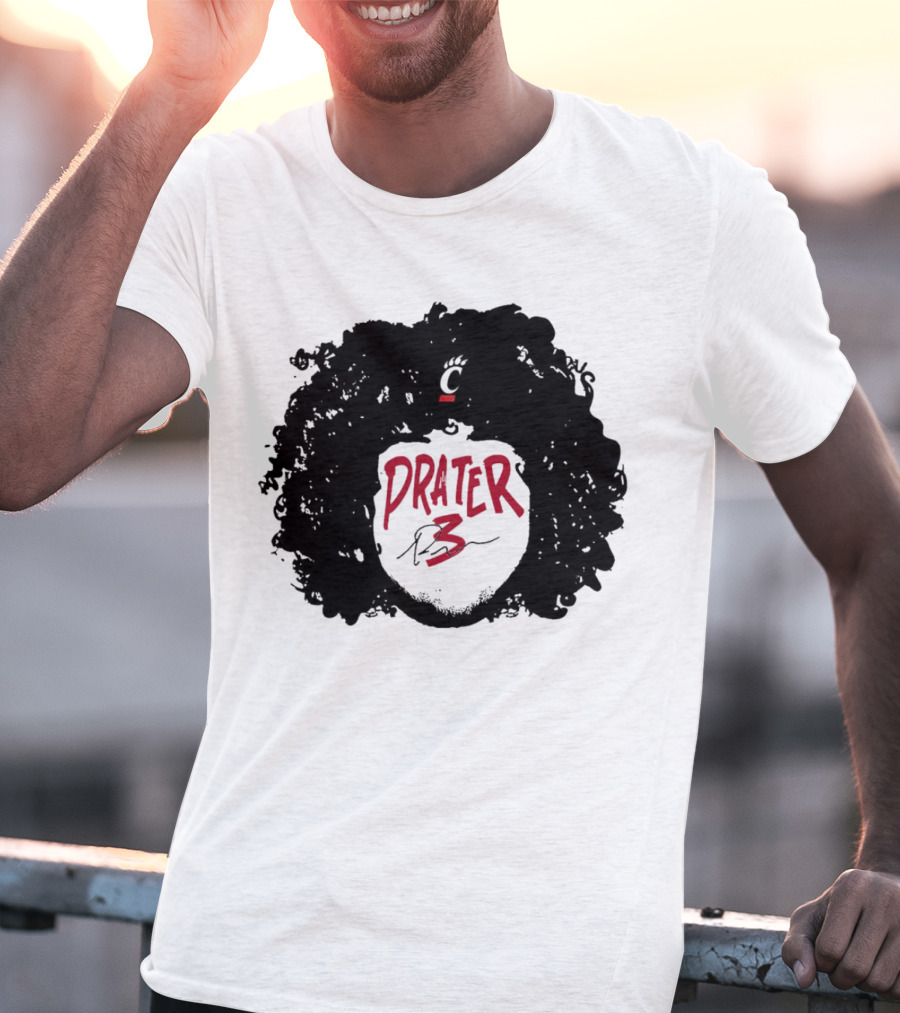 Prater 3 Hair Silhouette Cincinnati Bearcats Football T-Shirt